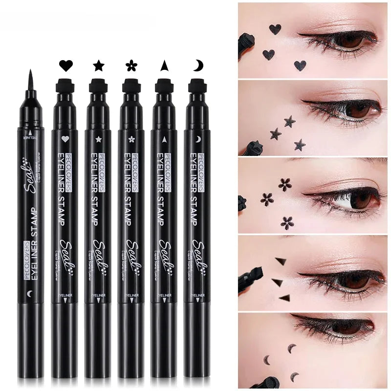 Double Eyeliner mit Formen