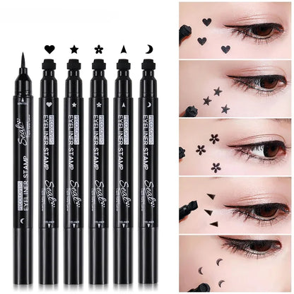 Double Eyeliner mit Formen
