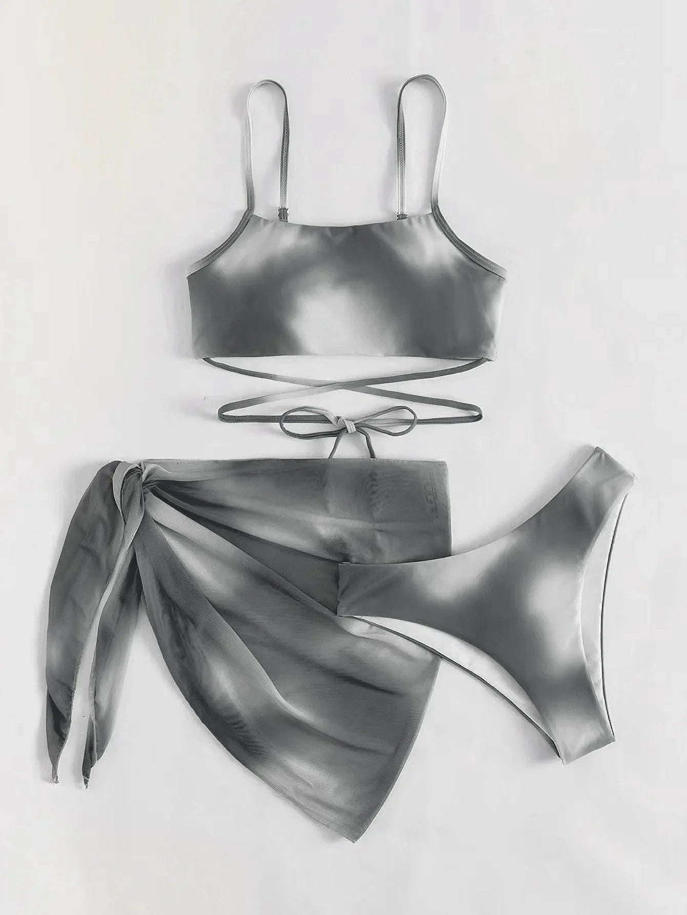 Tie Dyed Split Bikini