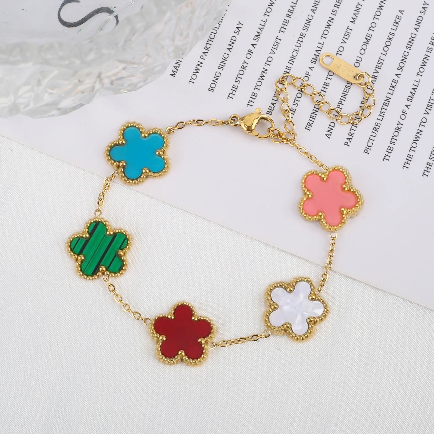 Blumen Armband